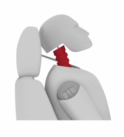 Latigazo cervical en impacto trasero (Asientos traseros)