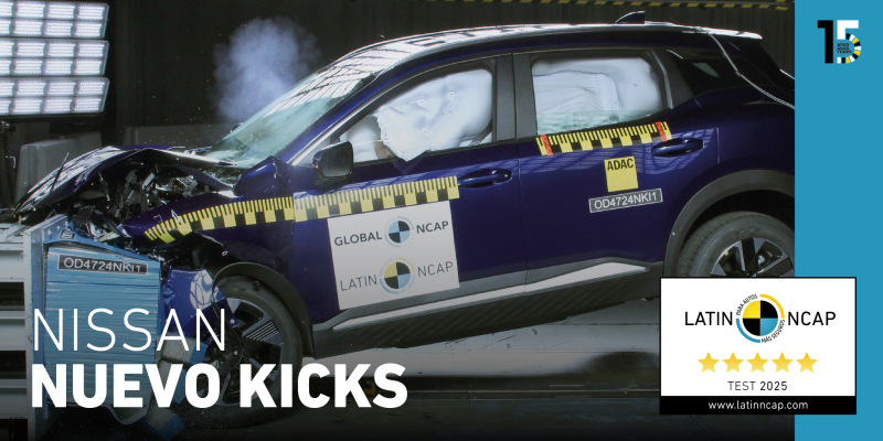 Nissan Nuevo Kicks sorprende con cinco estrellas